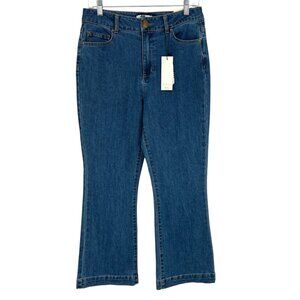 Rachel Zoe Hi-Rise Ankle Flare Jeans Size 8 NWT